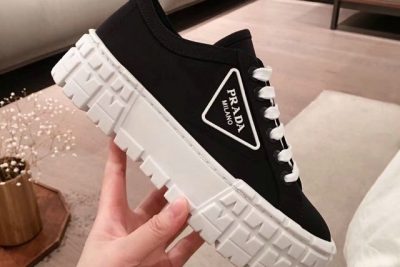 Prada Nylon gabardine sneakers Black