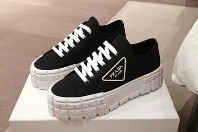 Prada Nylon gabardine sneakers Black