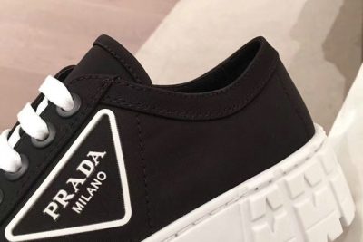 Prada Nylon gabardine sneakers Black