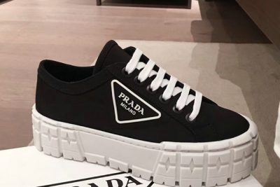 Prada Nylon gabardine sneakers Black