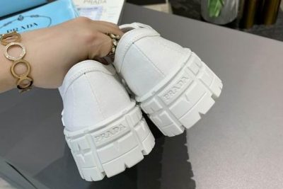 Prada Nylon gabardine sneakers White
