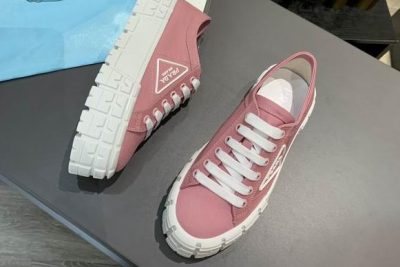 Prada Nylon gabardine sneakers Pink