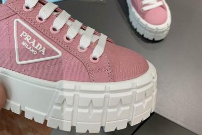 Prada Nylon gabardine sneakers Pink