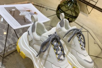 Prada Cloud Gray Yellow