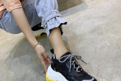 Prada Cloud Black White Yellow