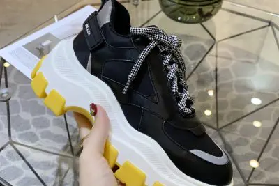 Prada Cloud Black White Yellow