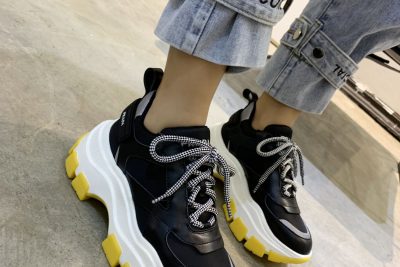 Prada Cloud Black White Yellow