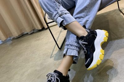 Prada Cloud Black White Yellow
