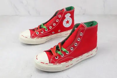 Chuck Taylor 1970s High”Christmas ” Red