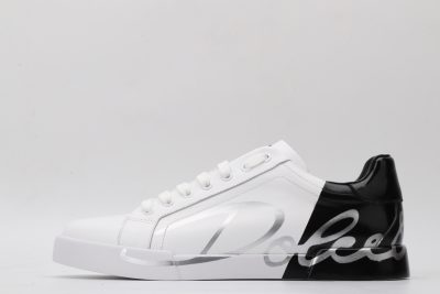 black and white