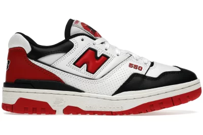 New Balance 550 White Red Black