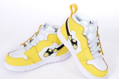 JORDAN 1 MID YELLOW ROSE KID