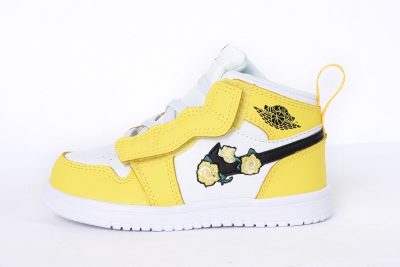 JORDAN 1 MID YELLOW ROSE KID