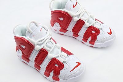 NIKE AIR UPTEMPO RED WHITE KID