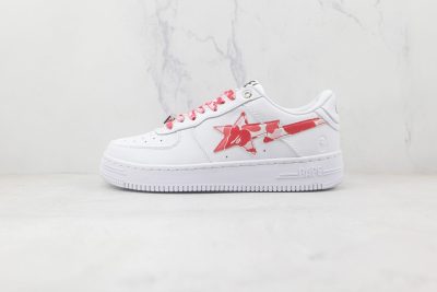 Bape force White Red