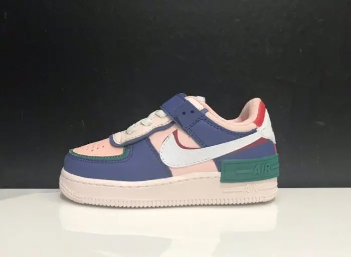 NIKE AIR FORCE SHADOW BLUE PINK KID
