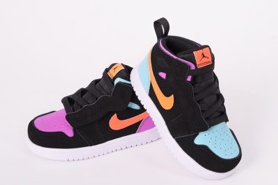 JORDAN 1 MID MULTICOLOR KID