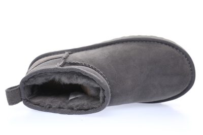 Ultra Mini Boot Dark Grey Plush