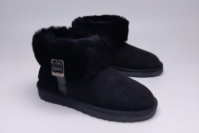 Mini Fluffy Boot Black