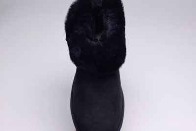 Mini Fluffy Boot Black