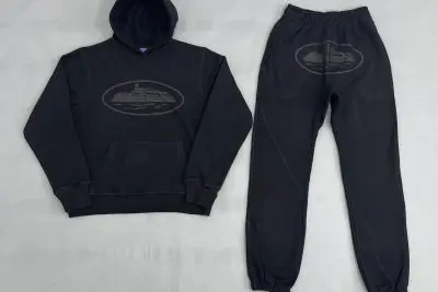 Corteiz Alcatraz Black Tracksuit