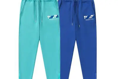 TRAPSTAR CHENILLE DECODED HOODED TRACKSUIT BLUE GREEN