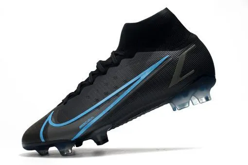Mercurial Superfly 8 Elite FG Black Light Blue
