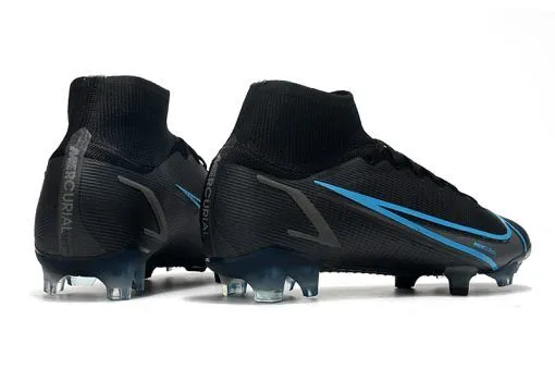 Mercurial Superfly 8 Elite FG Black Light Blue