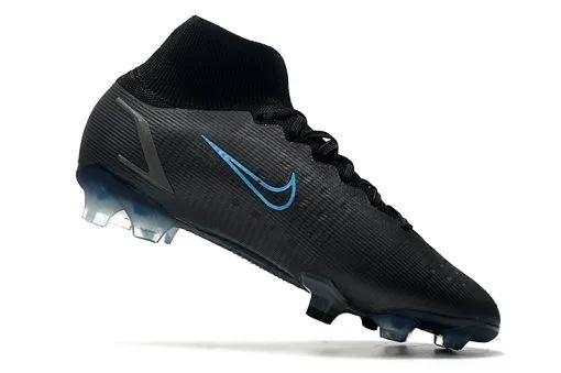 Mercurial Superfly 8 Elite FG Black Light Blue
