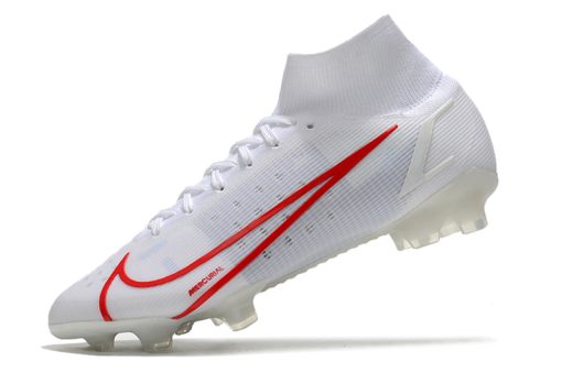Mercurial Superfly Elite FG White Red