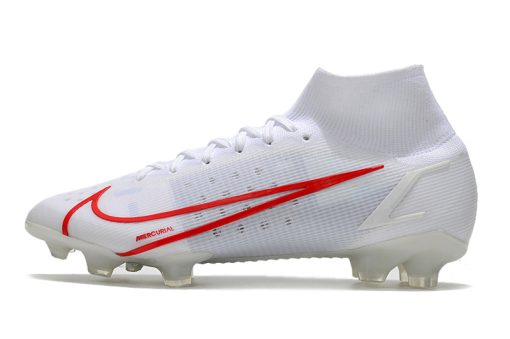 Mercurial Superfly Elite FG White Red