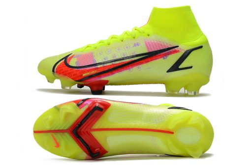 Mercurial Superfly 8 Elite FG Volt Black Bright Crimson