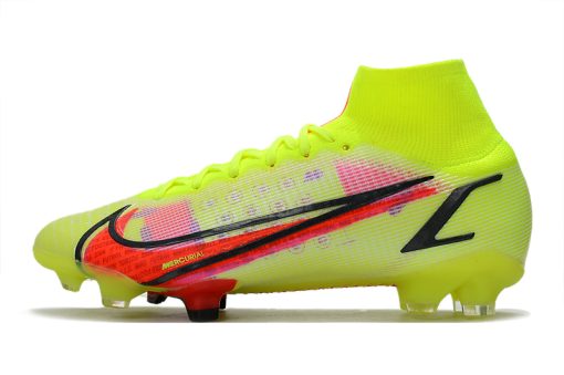 Mercurial Superfly 8 Elite FG Volt Black Bright Crimson