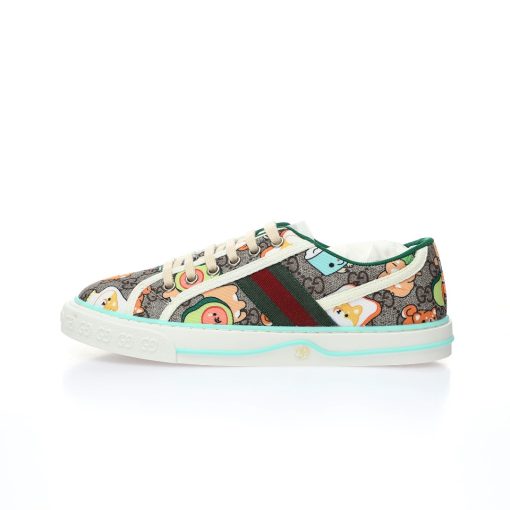 GG Tennis 1977 Print Low Sneaker