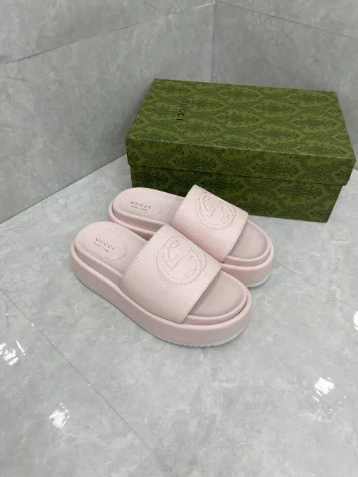 platform slide sandal