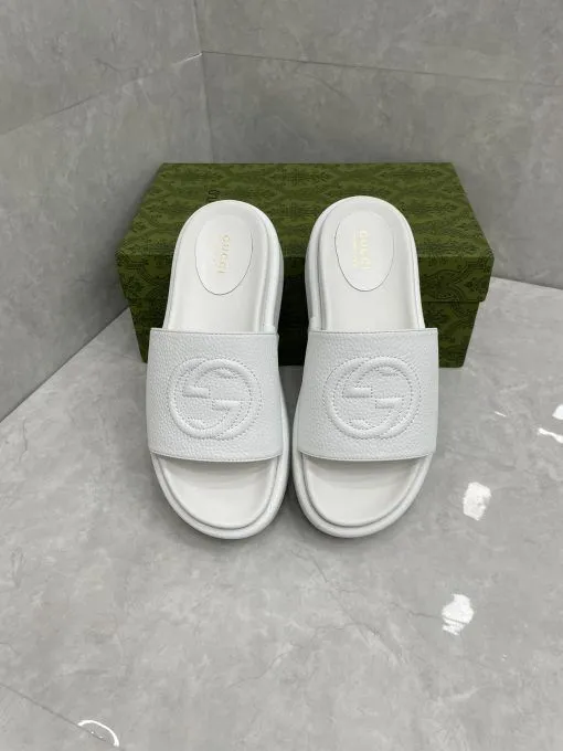 platform slide sandal