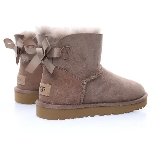 UGG W Mini Bailey Bow II “Reindeer grey bow 2.0 “