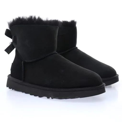 UGG W Mini Bailey Bow II “Pure black bow 2.0”