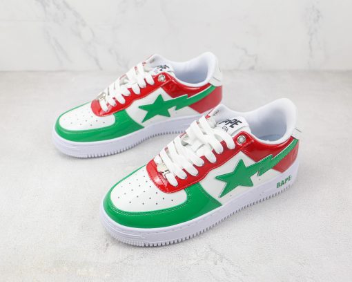 Nike Air Force Bape White Green Red