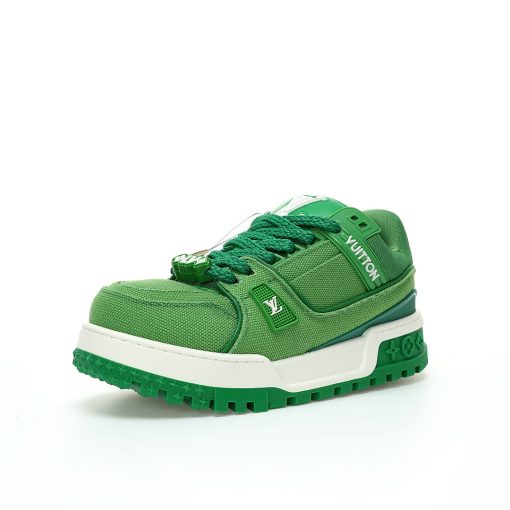 Louis Vuitton Trainer Maxi Low Canvas Sneaker