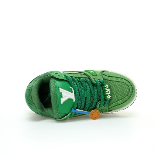 Louis Vuitton Trainer Maxi Low Canvas Sneaker