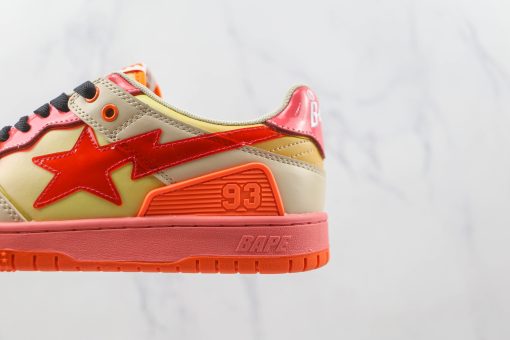 Bape Sk8 Sta Orange Red