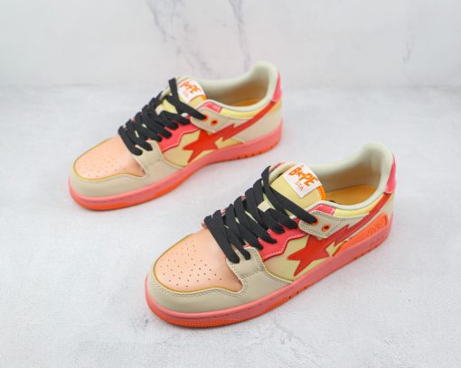 Bape Sk8 Sta Orange Red