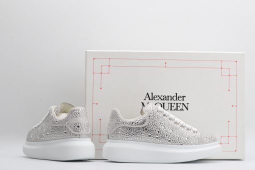 Alexander McQueen nail silver