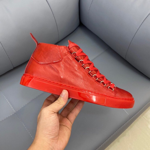 Shiny Red Leather