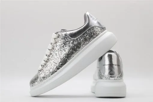 Alexander McQueen Metallic White