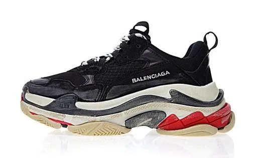 Triple S Black White Red