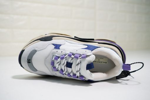 Triple S White Blue Violet