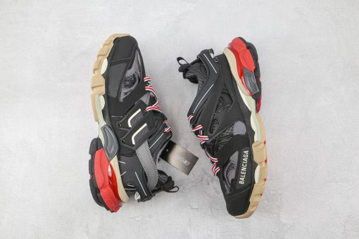 Balenciaga Track Sneakers Red Black