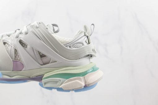BALENCIAGA Track Pure white blue background